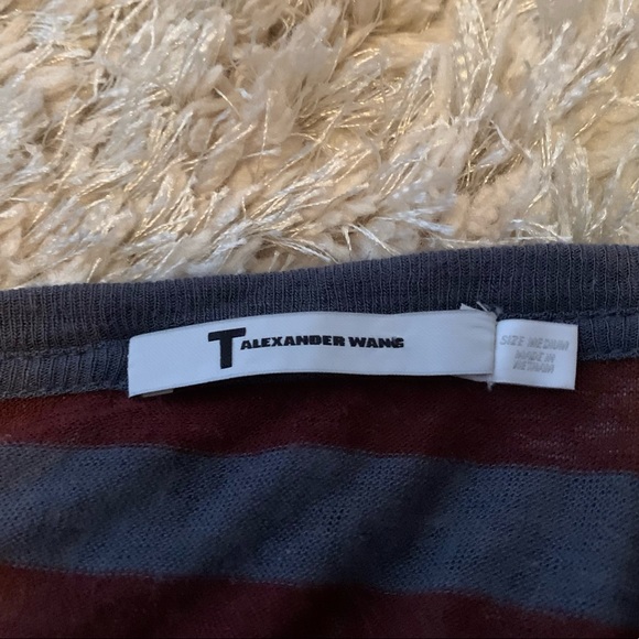 Alexander Wang Striped Long Sleeve Top - Picture 4 of 5